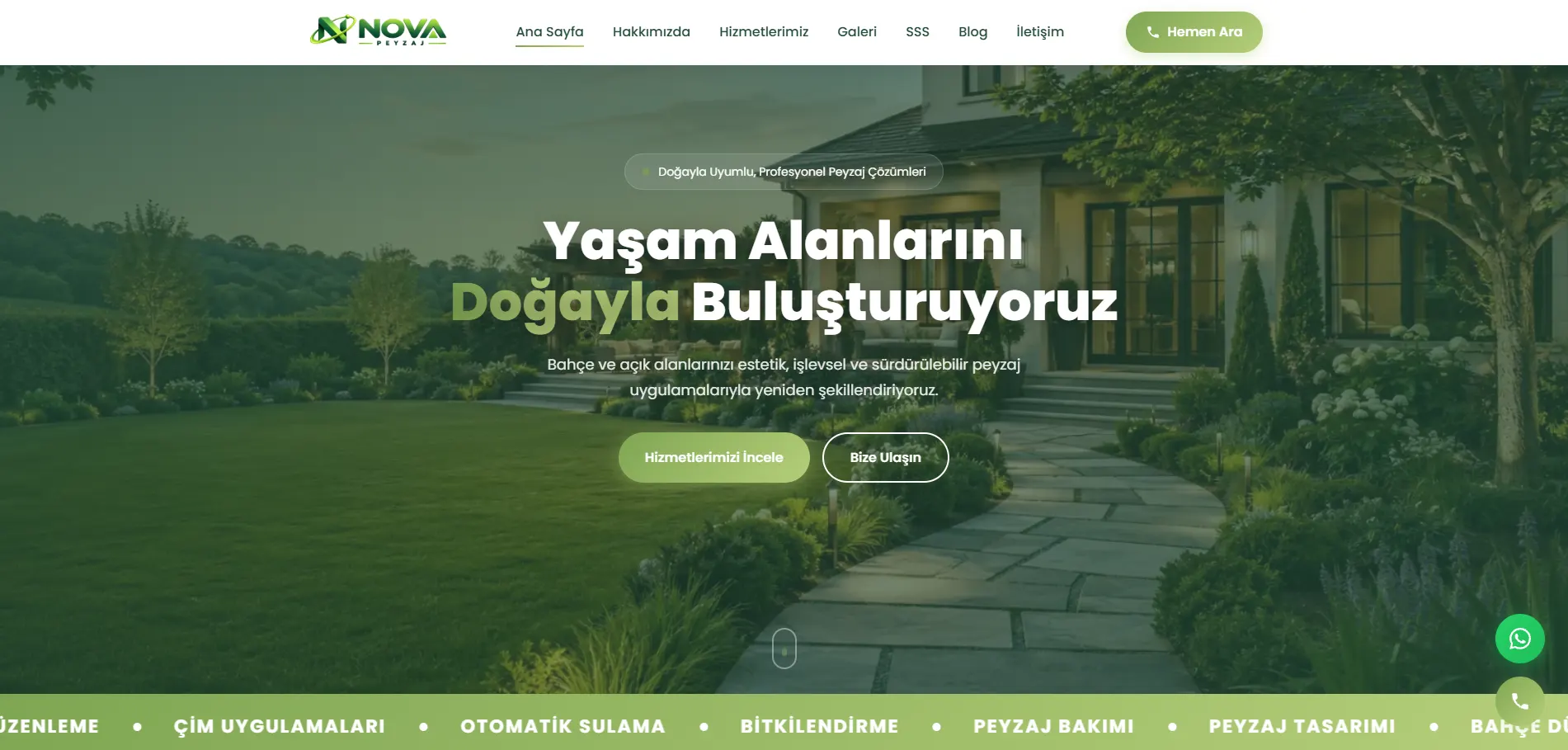 Nova Peyzaj teması önizlemesi